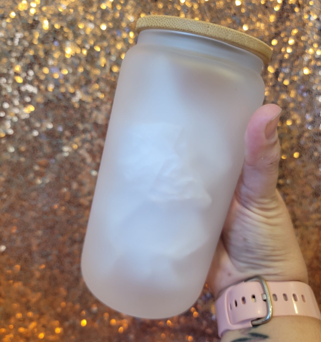 Retro Checkered Smiley Face 16oz UV Wrap