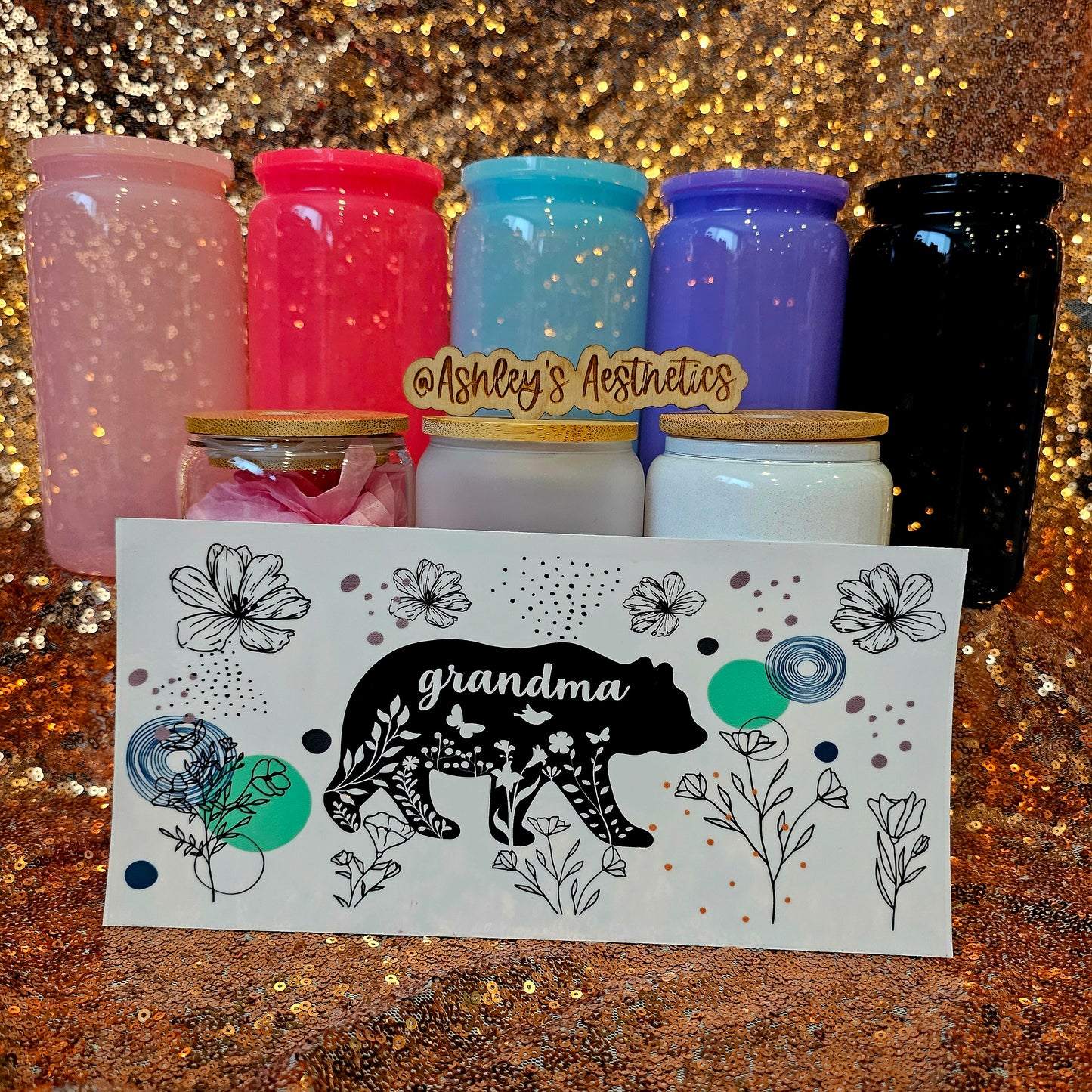 Grandma Bear 16oz UV Wrap