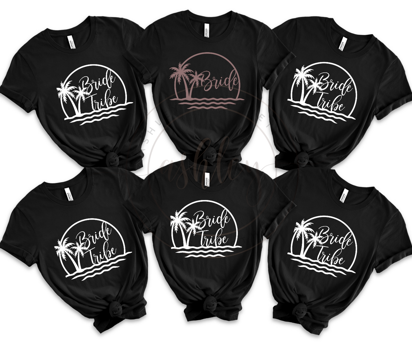 Sunset Bride and Bride Tribe Matching Set