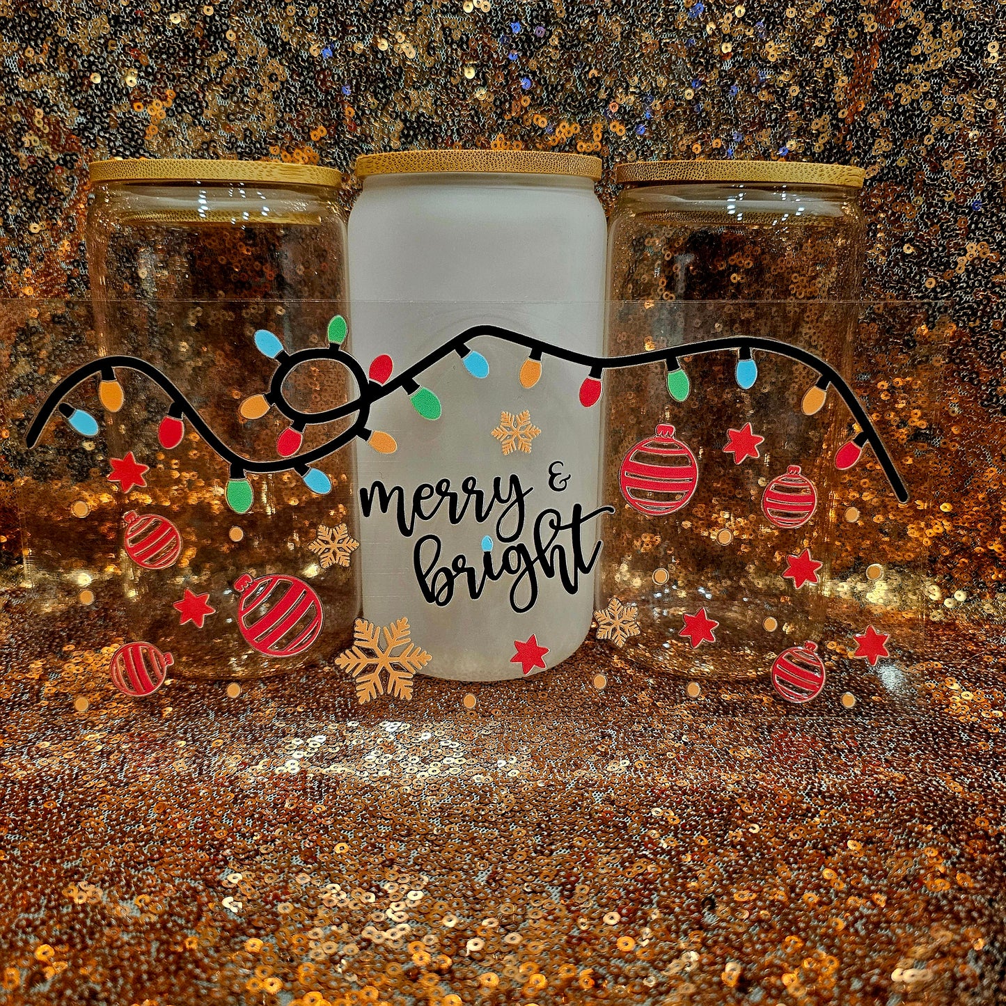 Merry and Bright 16oz UV Wrap