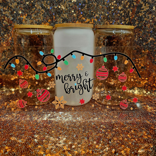 Merry and Bright 16oz UV Wrap