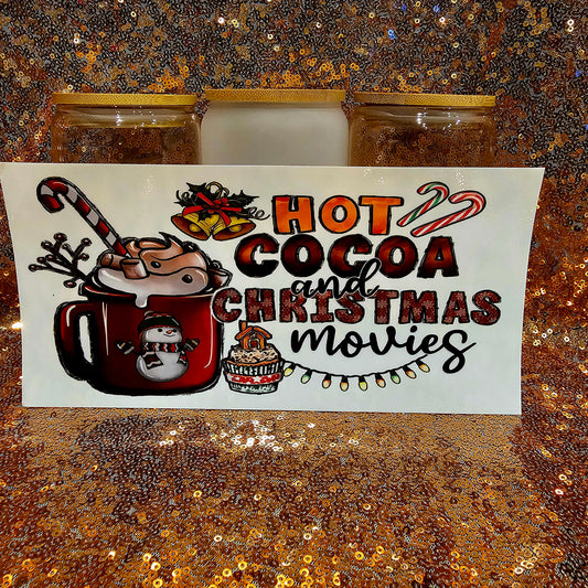 Hot Cocoa and Christmas Movies 16oz UV Wrap