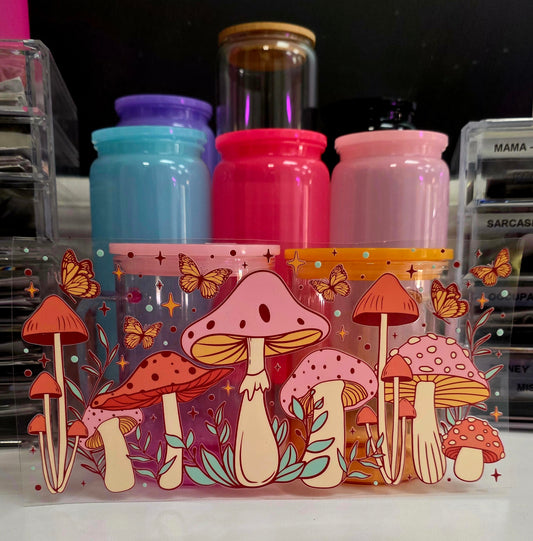 Retro Mushrooms UV Wrap