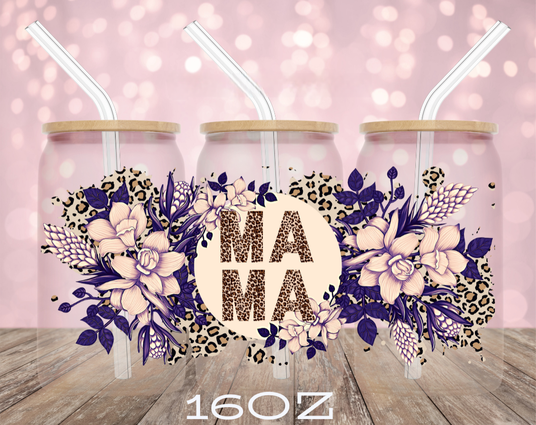 Mama Purple Floral UV Wrap