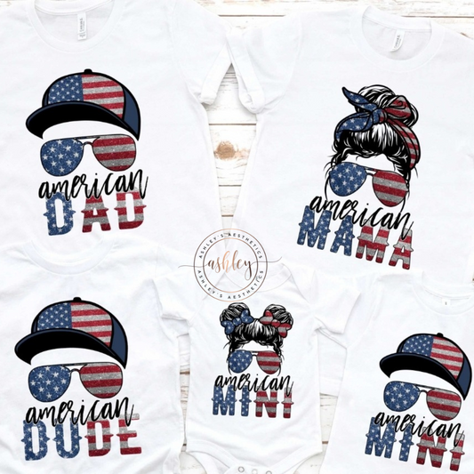 American Family Matching Tees